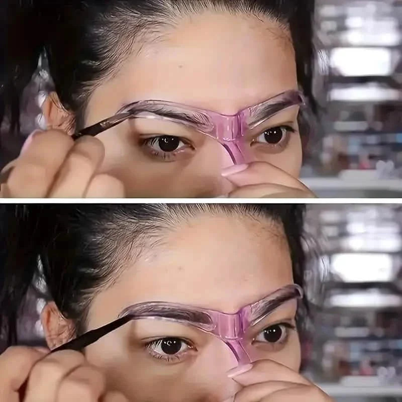 8-Piece: Eyebrow Shaping Stencils Kit